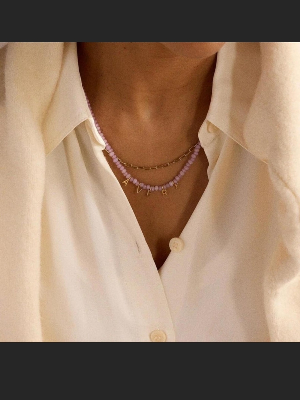 Baublebar Amethyst Beaded Necklace